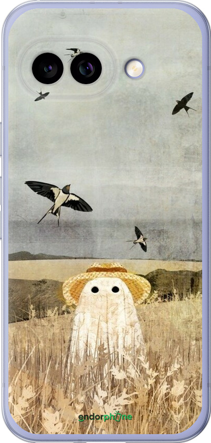 Силиконовый чехол Призрак в поле для Google Pixel 9A - 6427u-3899 изображение 