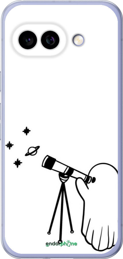 Силиконовый чехол Привидение астроном для Google Pixel 9A - 6444u-3899 изображение 