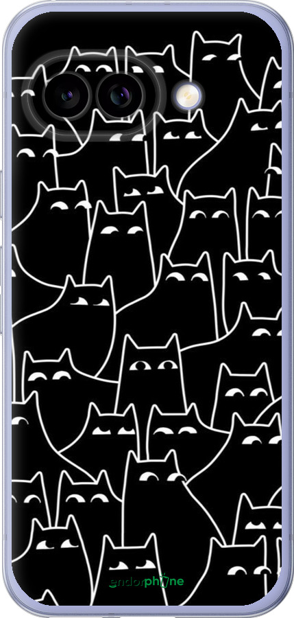 Силиконовый чехол С изображением кошек для Google Pixel 9A - 6470u-3899 изображение 