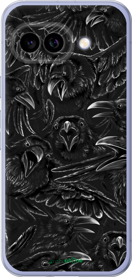 Силиконовый чехол Воронья ярость для Google Pixel 9A - 6474u-3899 изображение 
