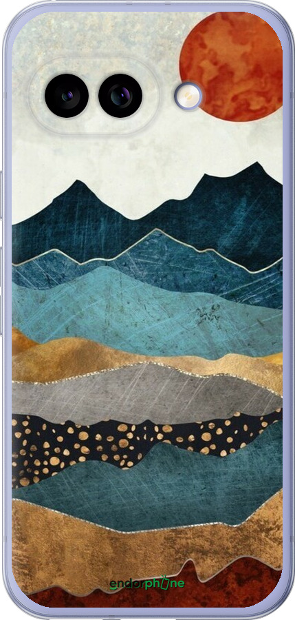 Силиконовый чехол Янтарный закат для Google Pixel 9A - 6475u-3899 изображение 