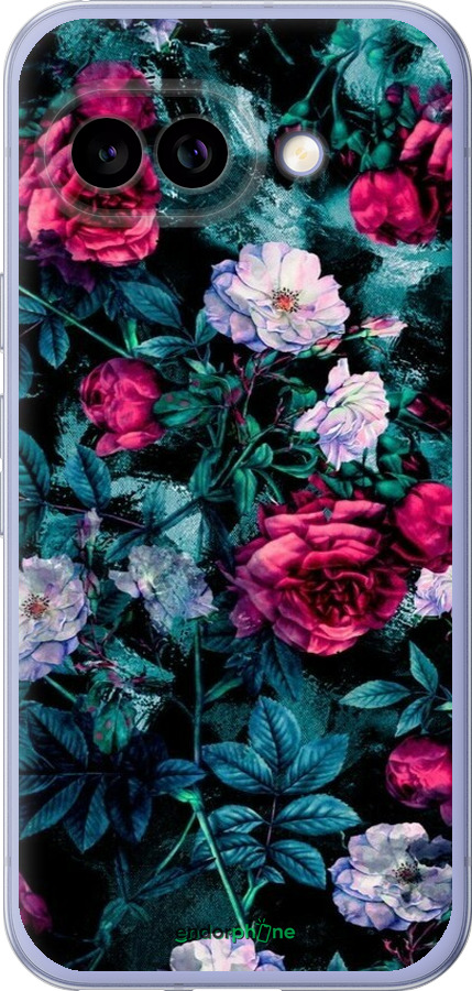 Силиконовый чехол Сад и розы для Google Pixel 9A - 6483u-3899 изображение 