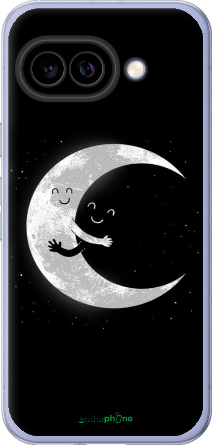 Силиконовый чехол Лунные объятия для Google Pixel 9A - 6508u-3899 изображение 