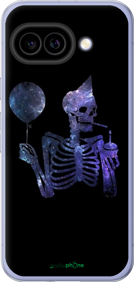 Силиконовый чехол Скелетное искусство для Google Pixel 9A - 6536u-3899 изображение 