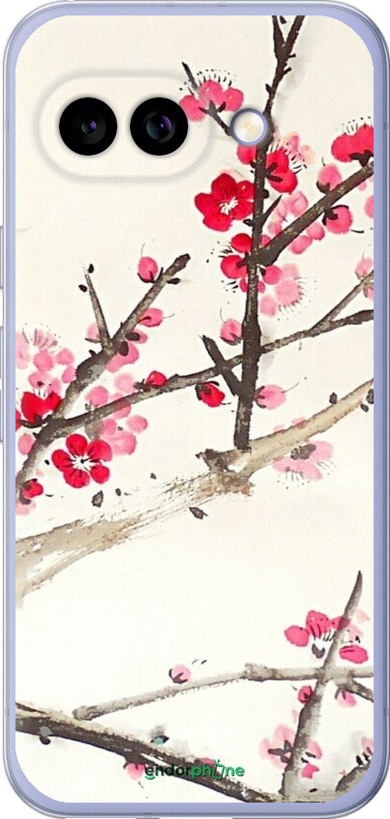 Силиконовый чехол Принт с изображением цветения сакуры для Google Pixel 9A - 6545u-3899 изображение 