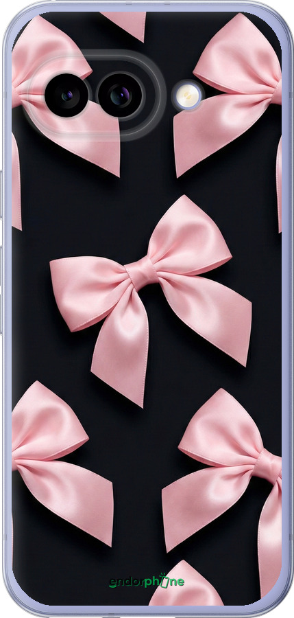 Силиконовый чехол Coquette Ribbons Dark Coquette для Google Pixel 9A - 6767u-3899 изображение 