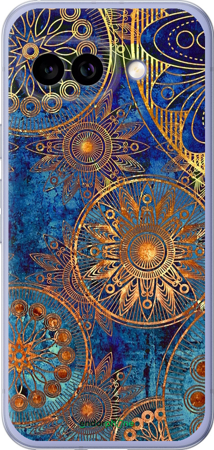 Силіконовий чехол Золотий візерунок для Google Pixel 9A - 678u-3899 изображение 