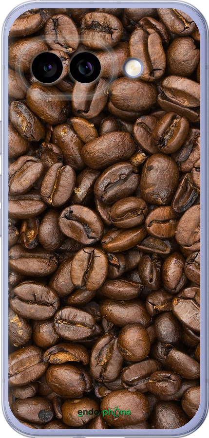 Силиконовый чехол Зёрна кофе для Google Pixel 9A - 783u-3899 изображение 