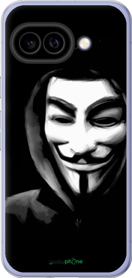 Силиконовый чехол Анонимус для Google Pixel 9A - 832u-3899 изображение 