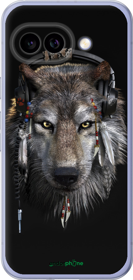 Силиконовый чехол Волк-меломан для Google Pixel 9A - 875u-3899 изображение 