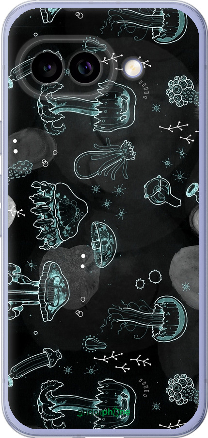 Силиконовый чехол Медузы для Google Pixel 9A - 906u-3899 изображение 