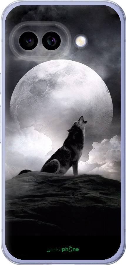 Силиконовый чехол Воющий волк для Google Pixel 9A - 934u-3899 изображение 