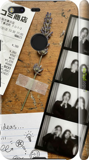 3D пластиковый матовый чехол Aesthetic Scrapbook Collage для Google Pixel XL - 6773m-401 изображение 