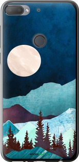 Силиконовый чехол Горная идиллия ночной пейзаж для HTC Desire 12 Plus - 6488u-1485 изображение 