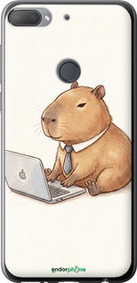 Силиконовый чехол 'Funny Capybara CEO Working' для HTC Desire 12 Plus изображение 1