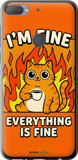 Силиконовый чехол 'Funny Cat' для HTC Desire 12 Plus изображение 5