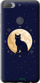 Силиконовый чехол 'Cute Cat Celestial/Witchy' для HTC Desire 12 Plus изображение 3