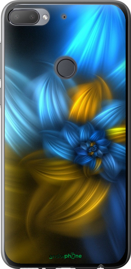 

Силіконовий чохол "Візерунок 46" для HTC Desire 12 Plus, Синій