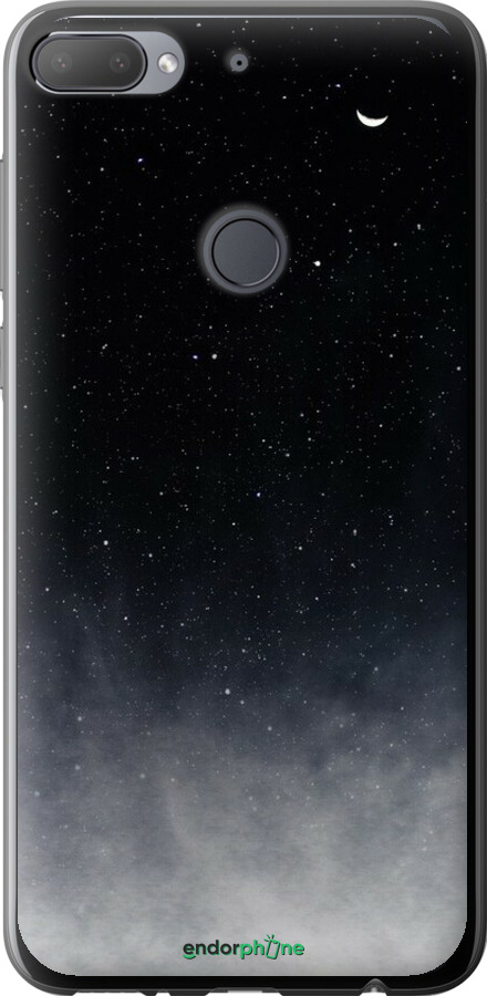 Силиконовый чехол Сині хмари, Синій місяць для HTC Desire 12 Plus - 6396u-1485 изображение 