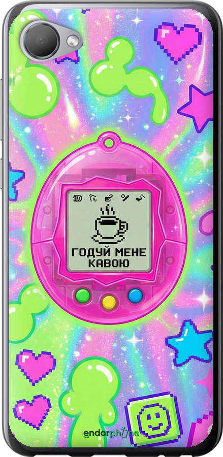 Силиконовый чехол Y2K Aesthetic Retro Pet: Годуй мене кавою для HTC Desire 12 - 6784u-1476 изображение 