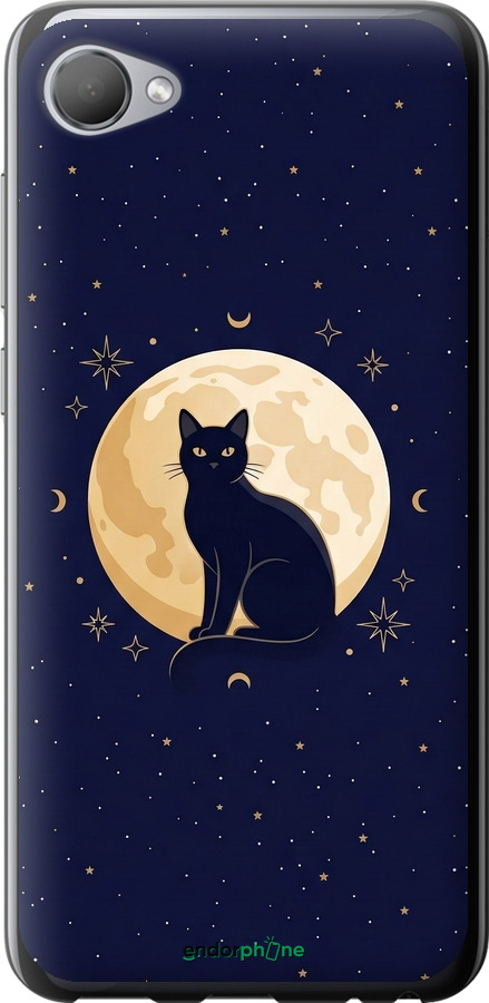 Силиконовый чехол Cute Cat Celestial/Witchy для HTC Desire 12 - 6787u-1476 изображение 
