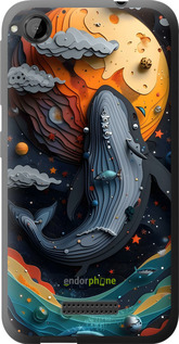 Силіконовий чехол Кит у космосі для HTC Desire 320 - 6328u-497 изображение 