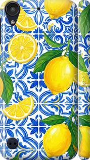 3D пластиковый глянцевый чехол Grocery Girl Italian Summer для HTC Desire 530 - 6766c-613 изображение 