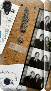 3D пластиковый глянцевый чехол 'Aesthetic Scrapbook Collage' для HTC Desire 530 изображение 5