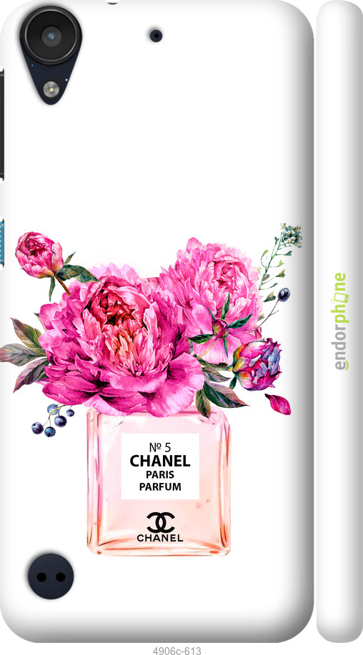 3D пластиковый глянцевый чехол Chanel для HTC Desire 530 - 4906c-613 изображение 