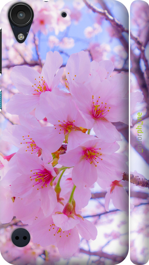 3D пластиковий глянцевий чехол Сакура для HTC Desire 530 - 6029c-613 изображение 