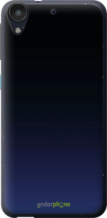 Силіконовий чехол Градієнт у темно-синьому стилі для HTC Desire 530 - 6542u-613 изображение 
