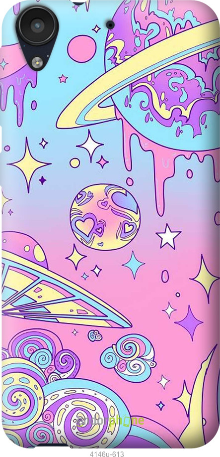 Силіконовий чехол Рожева галактика для HTC Desire 630 - 4146u-454 изображение 