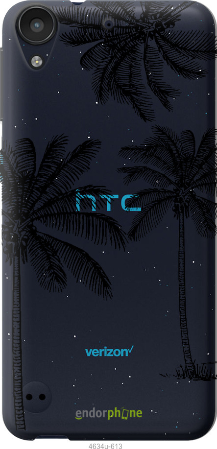 Силиконовый чехол Пальмы1 для HTC Desire 530 - 4634u-613 изображение 