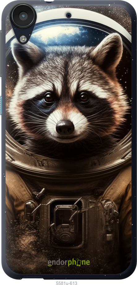 Силиконовый чехол Raccoon austronaut для HTC Desire 530 - 5581u-613 изображение 
