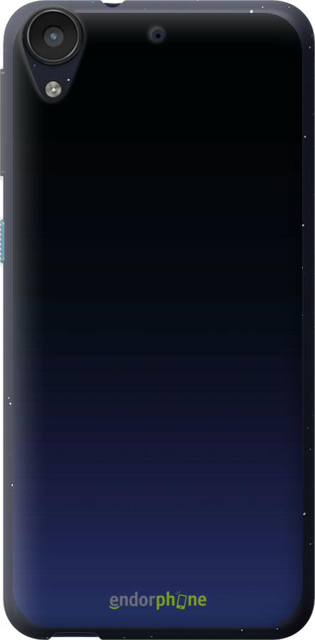 Силіконовий чехол Градієнт у темно-синьому стилі для HTC Desire 530 - 6542u-613 изображение 