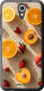 Силіконовий чехол Фрукти 3 для HTC Desire 620 - 6703u-186 изображение 