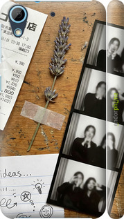 3D пластиковый матовый чехол 'Aesthetic Scrapbook Collage' для HTC Desire 628 Dual Sim изображение 9