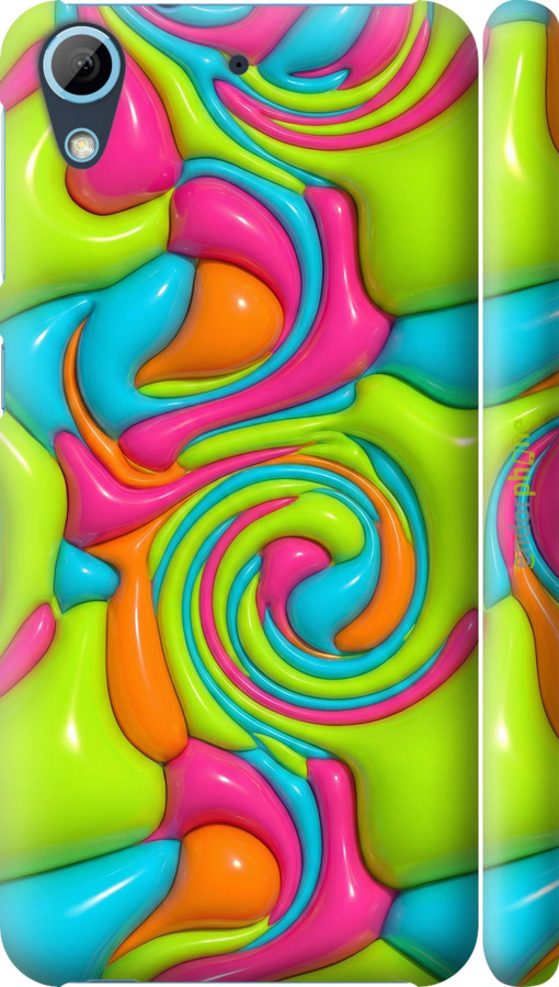 3D пластиковый матовый чехол Y2K Jelly Dream для HTC Desire 628 Dual Sim - 6780m-949 изображение 