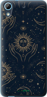 Силіконовий чехол Celestial Harmony: Sun & Moon Gold Mystic Pattern для HTC Desire 628 Dual Sim - 6778u-949 изображение 
