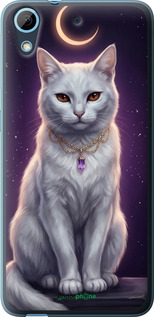 Силиконовый chehol(1620) - TRANSLATE NOT EXISTS 'Mystic White Cat Gothic Dark Purple Gold' dlya(1621) - TRANSLATE NOT EXISTS HTC Desire 628 Dual Sim - 6805u-949 изображение 1