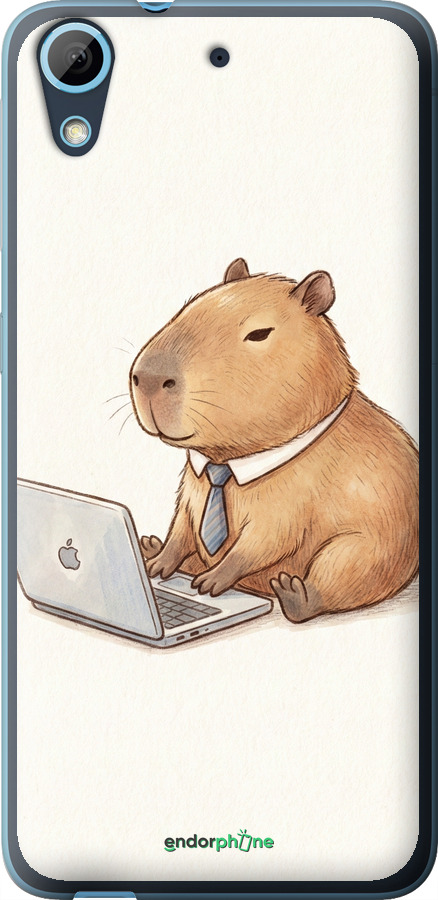 Силиконовый чехол Funny Capybara CEO Working для HTC Desire 628 Dual Sim - 6777u-949 изображение 