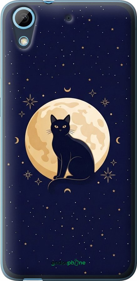 Силиконовый чехол Cute Cat Celestial/Witchy для HTC Desire 626G - 6787u-144 изображение 