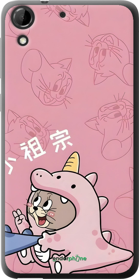 Силиконовый чехол Том и джерри 2 для HTC Desire 728G - 6359u-145 изображение 