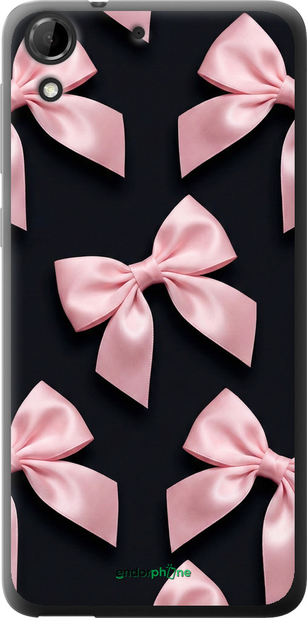 Силіконовий чехол Coquette Ribbons Dark Coquette для HTC Desire 728G - 6767u-145 изображение 