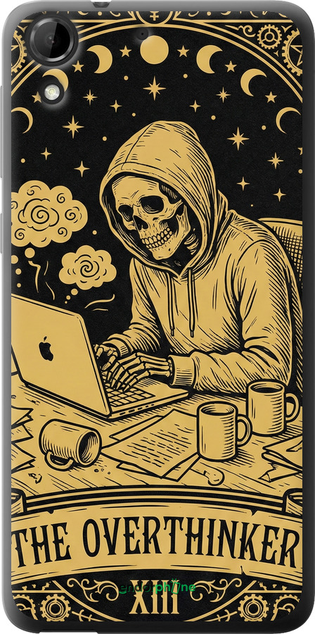 Силіконовий чехол The Overthinker для HTC Desire 728G - 6774u-145 изображение 