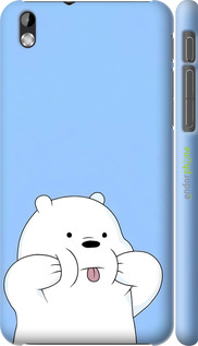3D пластиковый матовый чехол Милый мишка для HTC Desire 816 - 6357m-169 изображение 