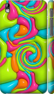 3D пластиковый матовый чехол Y2K Jelly Dream для HTC Desire 816 - 6780m-169 изображение 
