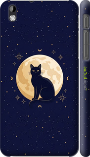 3D пластиковый матовый чехол Cute Cat Celestial/Witchy для HTC Desire 816 - 6787m-169 изображение 
