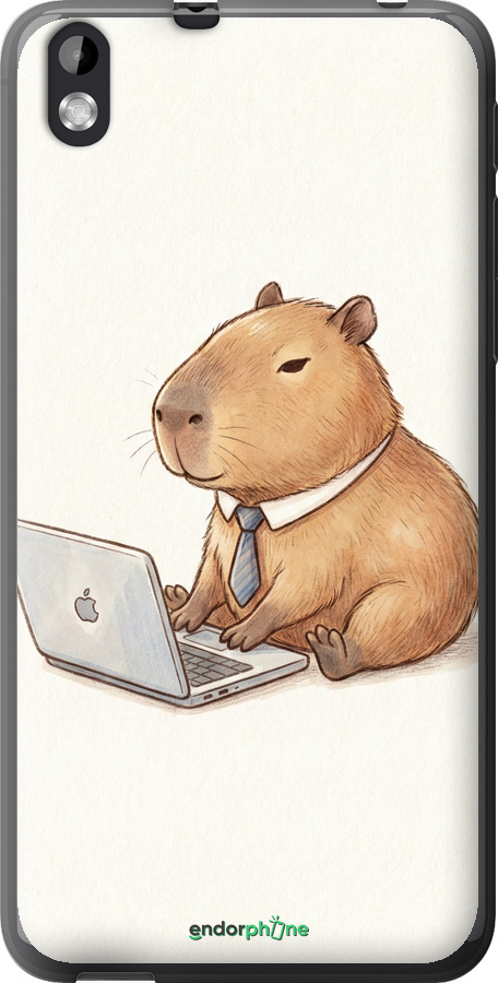 Силиконовый чехол Funny Capybara CEO Working для HTC Desire 816 - 6777u-169 изображение 