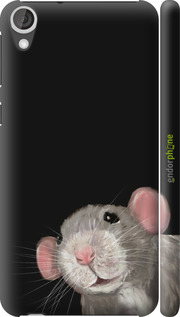 3D пластиковий глянцевий чехол The Peeking Rat для HTC Desire 820 - 6442c-133 изображение 
